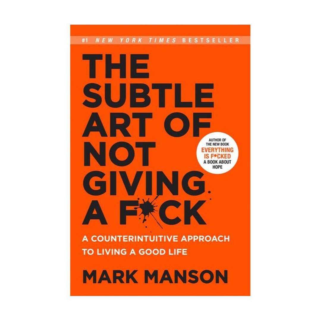 The Subtle Art of Not Giving a F*ck book from the Bigger Than Me collection